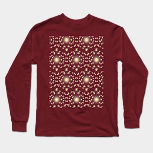 Lights and Bulbs Pattern Long Sleeve T-Shirt